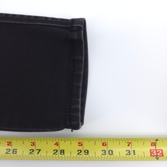 Seven7 Women Jeans High Rise Skinny 4 Black Dark Wash Stretch Denim - Picture 10 of 10